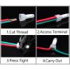 POWTAXBJGD 10~1000pcs CE Type CE-1 CE-2 CE-5 CE-8 Wire Terminal Pressure Line Nylon66 Closed End Cap Connector Car Cable Crimp Splice(CE-1,1000 Pieces) view 2