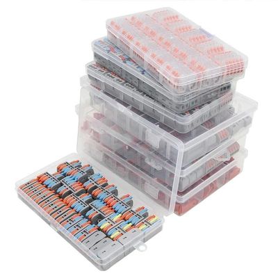 POWTAXBJGD Boxed Push-in Electrical Wire Connector Terminal for Cable Connection Block Fast Wiring Cable Connectors(60pcs and 30 Holder)