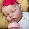 18 inch Reborn Vinyl Doll Reborn Baby Dolls Silicone Full Body Lifelike Reborn Baby Dolls Beautiful and Realistic Collectibles (A) view 4