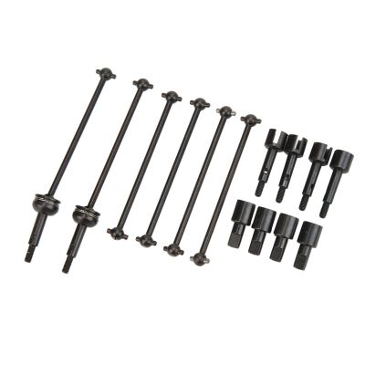 RC CVD Drive Shaft Set, Drive Shaft Dogbone Wheel Stub Axle Cup Set Upgrade Parts for WLtoys 144001 124018 124019 Remote Control Cars