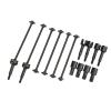 RC CVD Drive Shaft Set, Drive Shaft Dogbone Wheel Stub Axle Cup Set Upgrade Parts for WLtoys 144001 124018 124019 Remote Control Cars view 1