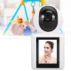 1080P Indoor Camera, Baby Monitor Pet Camera HD 2.8 Inch Screen Security Camera Two Way Talk Motion Detection Wide Angle Lens Home Camera Motion Detection for Baby & P view 2