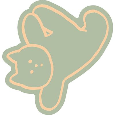 Elcomune STC-044 Die Cut Sticker Breakin Animal Max Cat