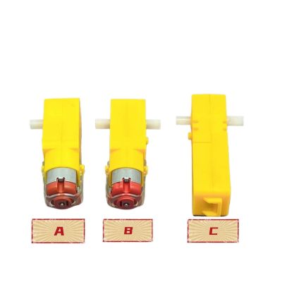 130 DC 3V-6V 3.7V 5V Single Dual Shaft TT electronic starter Slow Speed Engine Smart Car Robot Gear electronic starter Chassis Four Drive Toy Car MOICEYHF(B(70rpm))