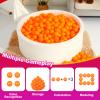 Realhaha Pit Balls for Toddlers Ball Pit, BPA Free Plastic Balls 2.4 Inch for Babies for Boys Girls, Kid Accessories for Bounce House, 100 (Orange) view 2