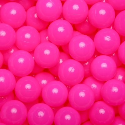 Realhaha Pit Balls for Toddlers Ball Pit, BPA Free Plastic Balls 2.4 Inch for Babies for Boys Girls, Kid Accessories for Bounce House, 100 (Pink)