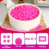 Realhaha Pit Balls for Toddlers Ball Pit, BPA Free Plastic Balls 2.4 Inch for Babies for Boys Girls, Kid Accessories for Bounce House, 100 (Pink) view 3