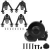 Aluminum Alloy Front Rear Shock Tower Bracket Mount Damper Hoops & Plastic Complete Transmission Box,Center Gearbox Gear Box with Gear Assembled view 1