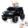 12V Kids Ride On Truck Car w/Remote Control, 25W Dual Motor, Spring Suspension and Music Player,3 Speeds - Red view 1