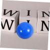 GAROZATION 50pcs Lottery Balls Raffle Drawing Balls Fillable Party Favor Interactive Party Supplies view 3