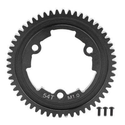 54T M1 RC Gear, High Carbon Steel RC Spur Gear RC Car Gear Replacement Compatible with XRT NEW MAXX XO 1 EREVO 2.0 1