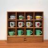 1:12 House Cabinet Bookcase Shelf House Furniture Toy Miniature Storage Cupboard Decor view 3