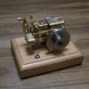 Goekhyrani Water-Cooled Engine Model, 1.6cc Mini Four-Stroke Engine with Wooden Base, Gift and Decoration for Technology Enthusiasts view 2