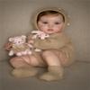 Anano 20 inch 50 cm Reborn Dolls Ward- Realistic Newborn Baby Dolls Soft Cloth Body Poseable Baby Doll So Cute Squishy Doll with Blue Veins for Kids view 4