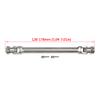 1/10 RC Drive Shaft,Stainless Steel Drive Shaft 5mm Universal Joint Driveshaft for 1/10 RC Rigs Crawler SCX10 Pro TRX4 High Trail TF2 VS4-10 CC02 (128-178mm) view 2