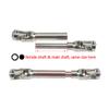 1/10 RC Drive Shaft,Stainless Steel Drive Shaft 5mm Universal Joint Driveshaft for 1/10 RC Rigs Crawler SCX10 Pro TRX4 High Trail TF2 VS4-10 CC02 (84-99mm) view 4