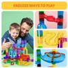 Marble Run, 109 Pcs Marble Maze Race Building Blocks Toy Game & STEM Learning Toys Christmas Birthday Gift for Kids Aged 3-12 view 3