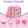 Carrying Case Compatible with Little Tikes Story Dream Machine Books Starter Set,Portable Storage Bag with Handle and Shoulder Strap for Storytime,Little Golden Book,Little Puppy Character (Rainbow) view 3