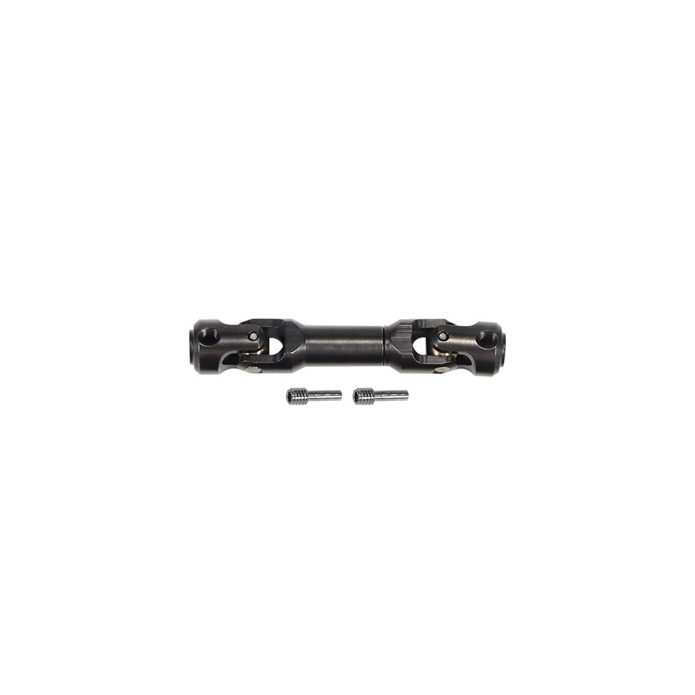 1/10 RC Drive Shaft,1Pcs Internal Spline Metal Drive Shaft Universal Joint Driveshaft for 1/10 RC Crawler TRX4 SCX10 Gladiator TF2 D90 YK4082 104311 (60-77MM)