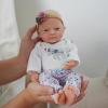 12" Reborn Baby Doll Silicone Full Body Realistic Newborn The Look Real Eyes Open Cute Baby Girl Soft Anti Stress Babies Doll with Clothes Feeding Accessories Set view 3