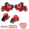Alloy AR330505 Front Steering Blocks AR330404 Rear Hub Carrier for RC Arrma 6S 1/8 Kraton Notorious Outcast 6S BLX Upgrade Part(Red) view 2