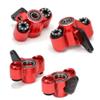 Alloy AR330505 Front Steering Blocks AR330404 Rear Hub Carrier for RC Arrma 6S 1/8 Kraton Notorious Outcast 6S BLX Upgrade Part(Red) view 4
