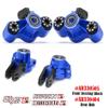 Alloy AR330505 Front Steering Blocks AR330404 Rear Hub Carrier for RC Arrma 6S 1/7 Big Rock Fireteam 1/8 Kraton Notorious Outcast 6S BLX Upgrade Part(Navy Blue) view 2