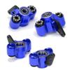 Alloy AR330505 Front Steering Blocks AR330404 Rear Hub Carrier for RC Arrma 6S 1/7 Big Rock Fireteam 1/8 Kraton Notorious Outcast 6S BLX Upgrade Part(Navy Blue) view 4