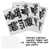 18pcs Black Glitter Dessert Cupcake Pick for Straight Outta 1975 Legend Since 1975 Theme Decor Supplies Boys Happy 51st Birthday Party Decoration view 3