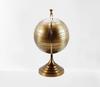 Antique Rotating Earth Geography Globe Earth Globe Home Decor Brass Decorative Desktop Globe view 2