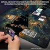 MTG Playmat 24x14 Inch,Pirate Ship Night Sea Magic The Gathering Playmat with Stitched Edges Non-Slip Rubber Base,Duskmourn Commander OCG CCG Card Board Game Mat Mousepad Desk Mat view 2