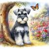 1000pcs Schnauzer House Rules Parlor Cafe Jigsaw Puzzles for Adults - Dog Animal Wooden Puzzle-Puzzles for Youth Children Home Decor Funny Educational Game Best Gift Preschool Toys view 1