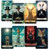 CRAFTERIAN Majestic Realm Tarot Cards, 78 Cards Deck with Foil Edges, Original Tarot Cards for Beginners and Experts with Guide Book, Fortune Telling Game, Divination Tools for All Skill Levels. view 1