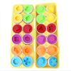 BESTonZON 12pcs Geometric Shape Matching Eggs Toy Set for Boys and Girls Educational Sorting Game for Ages Develops Hand-Eye Coordination Imagination Creativity view 1
