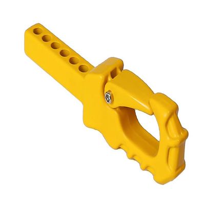 Metal RC Crawler Trailer Hook Tow Hitch for 1/8 1/10 TRX4 SCX10 KM TRX4 Axial Tank Crawler Truck Upgrade Part Accessories(Yellow)