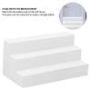 1/12 Dollhouse Miniature, DIY White Wood Stair Toy, Cute and Beautiful, Villa Scene, 2 Pieces Connected for Straight Ladder (White Steps) view 4