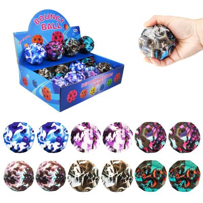 ZHEBAG Bouncy Ball, Colorful Big Super Bouncy Astro Balls, Extreme High Bouncing Ball for Kids,Fun Kids Lightweight Foam Jump Balls for Outside, Improve Hand Eye Coordination Ability (12 Pack)
