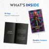 CRAFTERIAN Set of Stained Tarot Cards with Cloth and Bag. Tarot Cards, 78 Tarot Deck, Original Tarot Cards for Beginners and Experts with Guide Book view 4