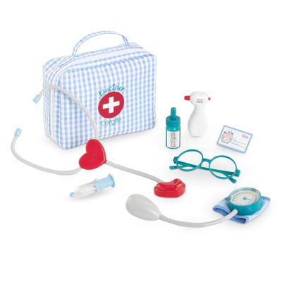 Corolle Doctor's Suitcase Toy, Kids Medical Kit with Accessories, Pretend Play Doctor Set for Children 3+ Roleplay Game for Imaginative Learning, Portable Case for Easy Storage & Travel