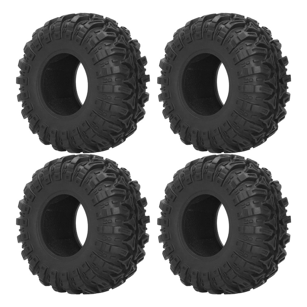 4pcs RC Remote Car Tyle 2.2in Universal Rubber Wheel Tires 128mm with Foams for AXIAL RC Car