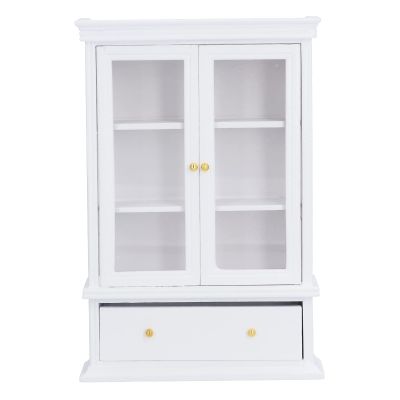 1: 12 Dollhouse Furnitures Miniature Wood Simulation Cabinet Bookcase Bookshelf