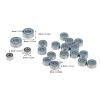 20PCS RC Ball Bearing, Steel RC Ball Bearing Kit Wheel Hub Double Rubber Sealed Bearing, Metal Ball Bearings for AXIAL 1/24 SCX24 Upgrades Parts Accessories view 2