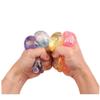 4 Large Glitter Squishy Ice Cube Fidget Toy Colorful Squeeze Stress Ball Stress Relief Sensory Cube Anti-Anxiety ADHD Toys for Adults Kids Holiday Gift Easter Basket Party Favor view 3
