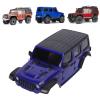 BTSEURY RC Body Shell, Plastic RC Car Body Cover, 1/24 RC Car Hard Body Shell Cover with Accessories for Axial SCX24 DIY Upgrade Parts (Blue) view 3
