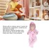 10inch Reborn Dolls Soft Silicone Delicate Facial Details Washable Lifelike Baby Doll Toy with Pajamas (10inch Pink boy with Eyes Closed) view 4