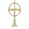 5JJJLOOOPP Spinning Gyroscope, Small Gyroscope Portable Universal Silver to Relieve Anxiety of Children in Adult Education (Rose Gold) (Gold) view 1