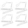 BESTonZON 4pcs Plastic Model Stand Figures Display Riser for Collectibles Lightweight Support for Miniatures and Doll Showcases view 1