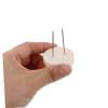 BESTonZON 24pcs Wooden Crochet Doll Stand Set Dual Needle Support for Knitted Dolls Stable Display Base for Figures for Organizing and Photographing Collectibles view 3