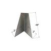 Brushed 304 Stainless Steel Corner Guards, 48" Wall Protectors, 20ga & 16ga, Available in 1/2" to 4", Multi-Pack Options (1, 2, 5, or 10) (1, 2 x 2, 20ga, No Hug Edges) view 1