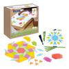 Kaplan Early Learning Translucent Tangram Tiles - 250 Pieces view 1